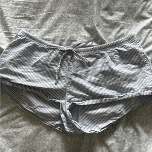 Brandy Melville Striped Blue Shorts